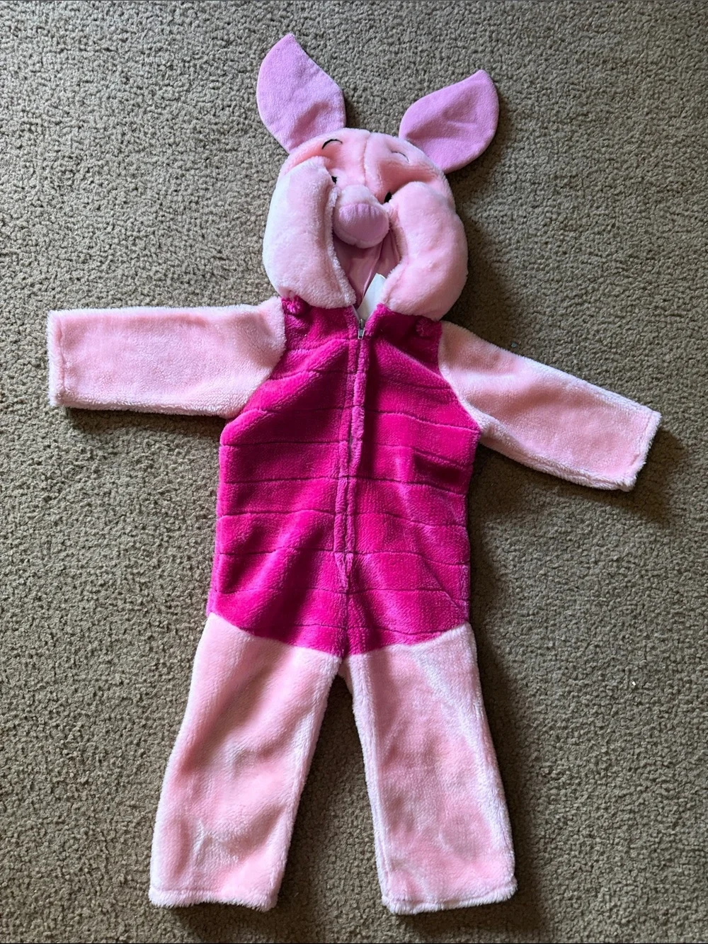 Disney Winnie the Pooh Pink Plush Hooded Costume